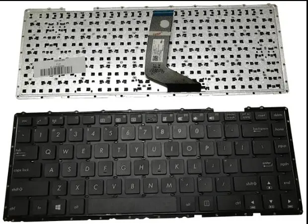 Новинка для Asus P452 P452A P452L P452LJ P452S PX452 PX452L Клавиатура черного цвета без рамки |