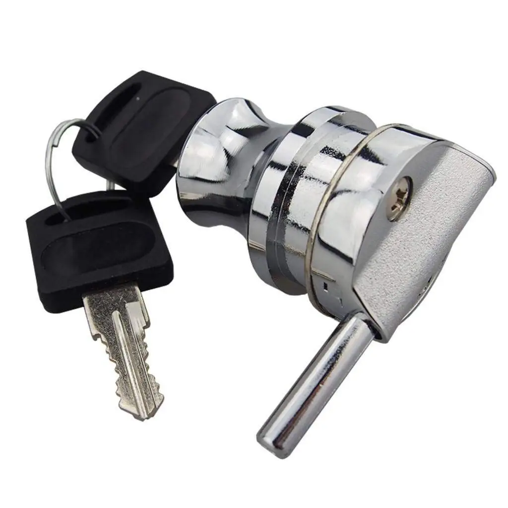 New Style Door Glass Cabinet Zinc Alloy Lock Simple Showcase Swivel Hinge Door Locker Wine Cabinet Door Lock