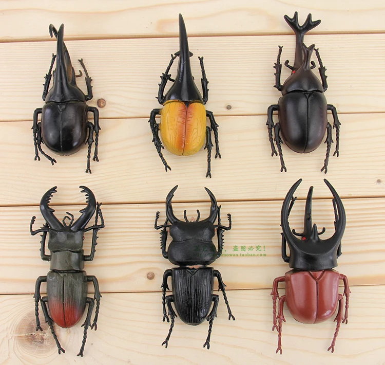 

big one co-friendly plastic simulation model insect large pocket Hercules Ares model toy 6pCS/lot