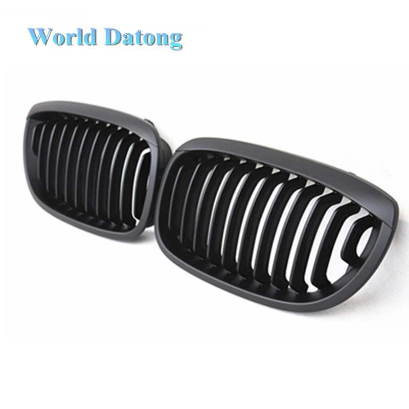 

E46 lci replacement ABS black kidney bumper Racing grill 1-slat grids for BMW 3 Series 2002-2004 2-door coupe cabrio