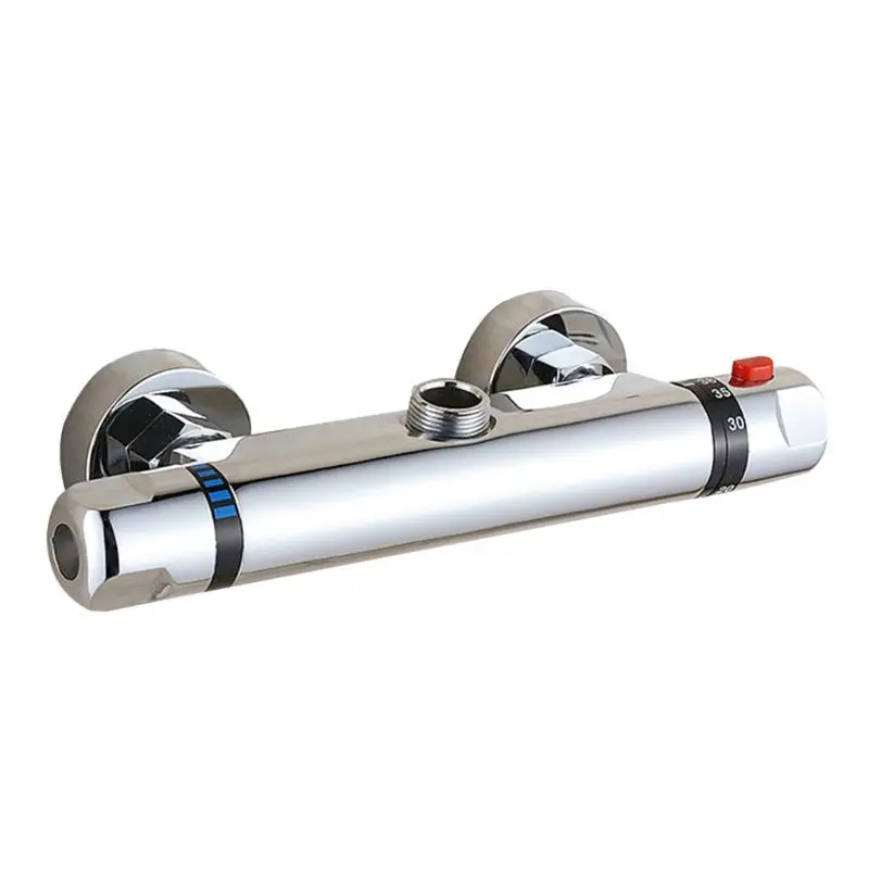 

Chrome Thermostatic Bar Shower Mixer Valve Anti Scald Tap