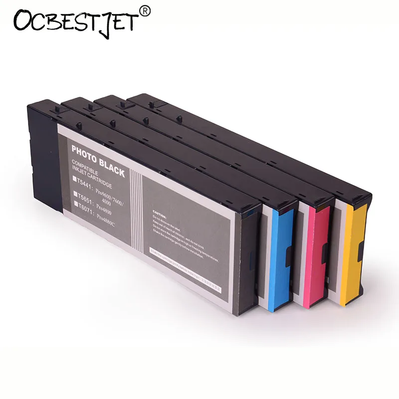 

T5442 T5443 T5444 T5448 Compatible Ink Cartridge Full With Pigment Ink Inside For Epson Stylus Pro 4400 Printer 220ML/PC