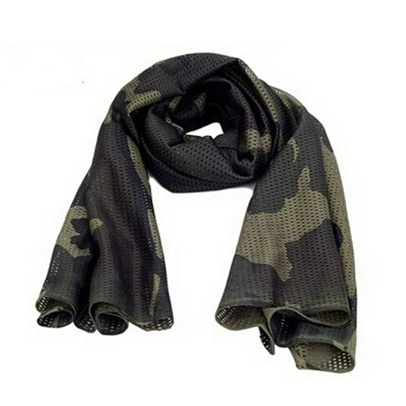 Higih Quality Scarves Multi Tactical Camouflage Fish Net Mesh Army ...