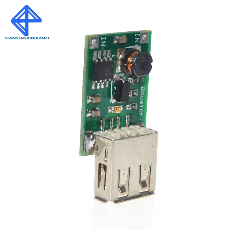 5 шт./лот DC 3В до 5В USB выход зарядное устройство Повышающий Модуль питания мини