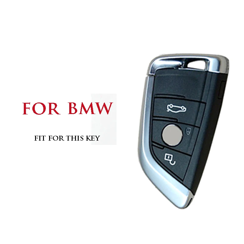 GPFORTYSIX cuero coche clave caso protector Shell clave para BMW X1 X5 X6 F15 F16 Blade Sieries 3 botones car-Styling llaves