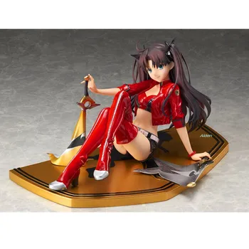 

4" Anime Sexy Figures Fate Stay Night Tohsaka Rin RACING Ver PVC Action Figure Collectible Model Toy BOX 11CM B161