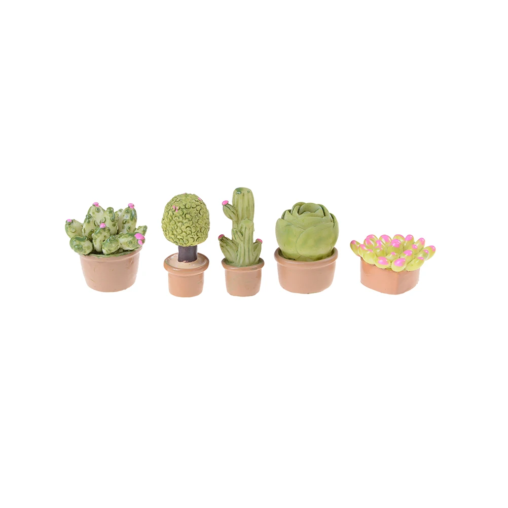 

1:12 HOT Mini Miniature Green Plant In Pot For Dollhouse Furniture Decoration Home Decor Succulent Plants Dollhouse Decoration