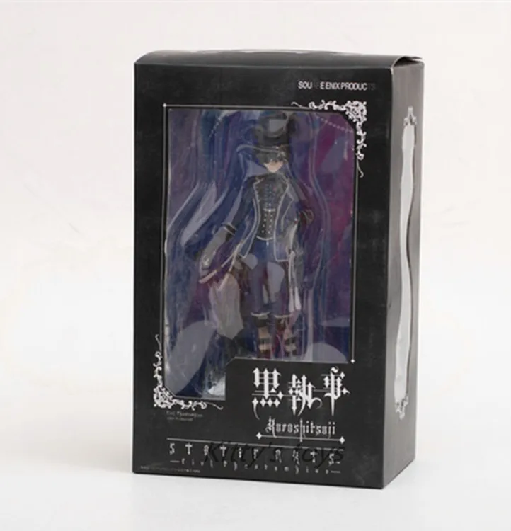 Черный Дворецкий Kuroshitsuji Ciel Phantomhive ПВХ фигурка Коллекционная модель для рождественских подарков KA0410