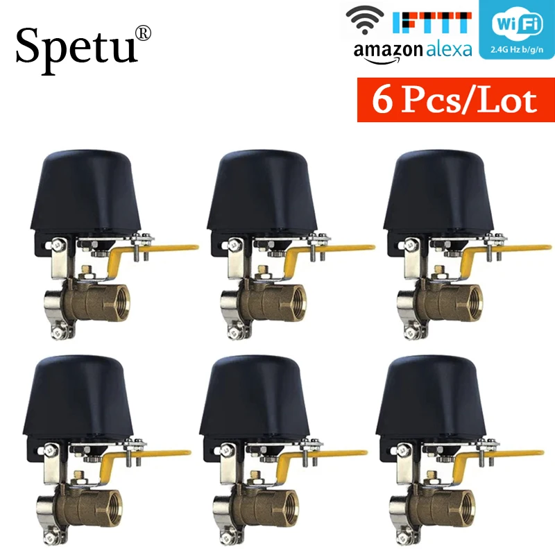 Умный Wi Fi клапан для воды Spetu 6 шт./лот таймер отключения контроллер системы
