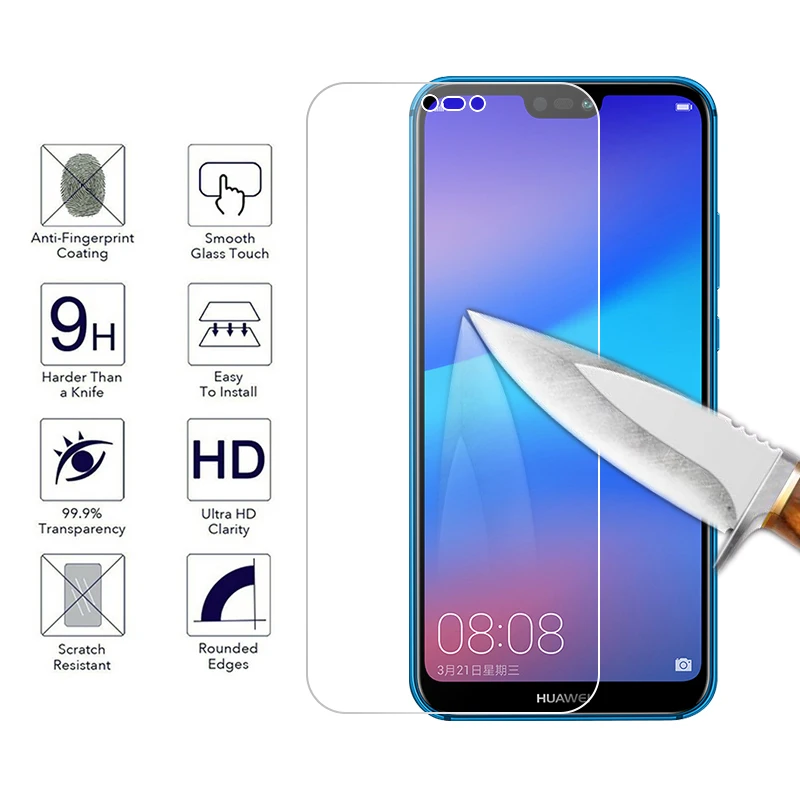 Закаленное стекло для huawei Honor V8 8 Lite mate 20 P20 Pro P10 Plus mate 10 P Smart Nova 3e Защитное стекло для экрана