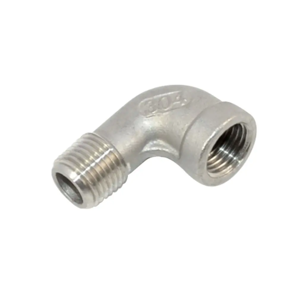 

1 PC 1/4"Female x 1/4"Male street Elbow Threaded Pipe Fitting Stainless Steel 304 NPT P22