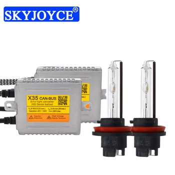 

SKYJOYCE 35W Yeaky Canbus light Kit Original DLT X35 Canbus HID Ballast Fast Bright 35W 4500K H1 H7 H11 D2H 5500K Yeaky HID Bulb