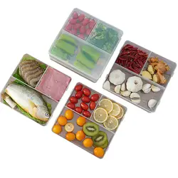 Холодильник держать коробка для хранения свежих Кухня Еда хранения Коробки анти-строка вкус Коробки для обедов микроволновая печь Коробки