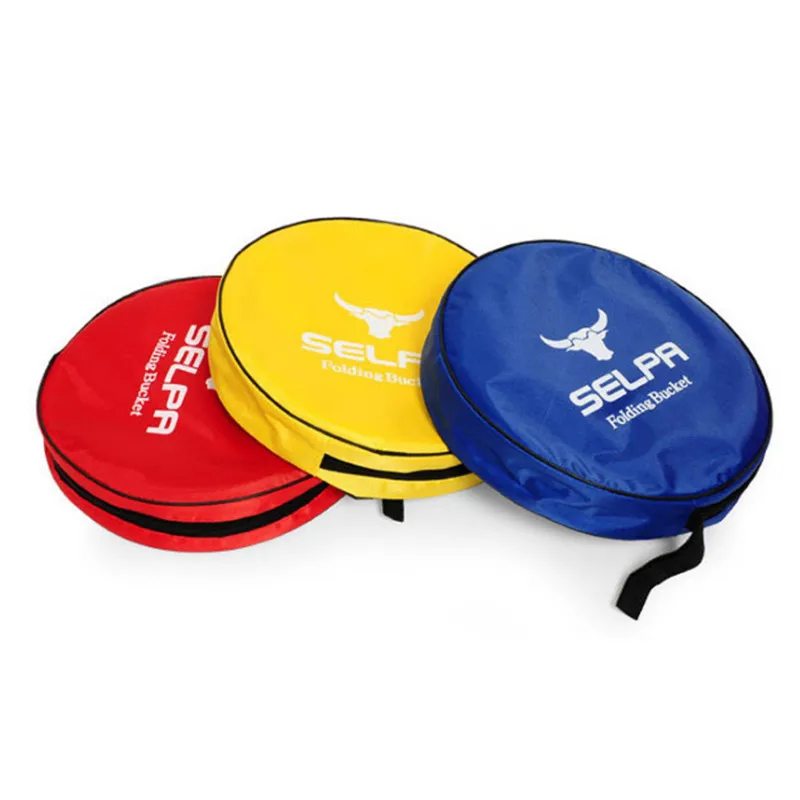 Foldable Water Bucket 11L Car Wash Camping Fishing Cleaning Foldable Bucket Products Retractable Water Bags