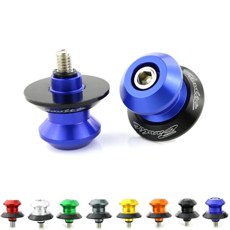 Fit For Suzuki GSF Bandit1250 S 2007 2008 Bandit GSF250 89-00 Motorcycle CNC Swingarm Stander Bobbins With Logo |
