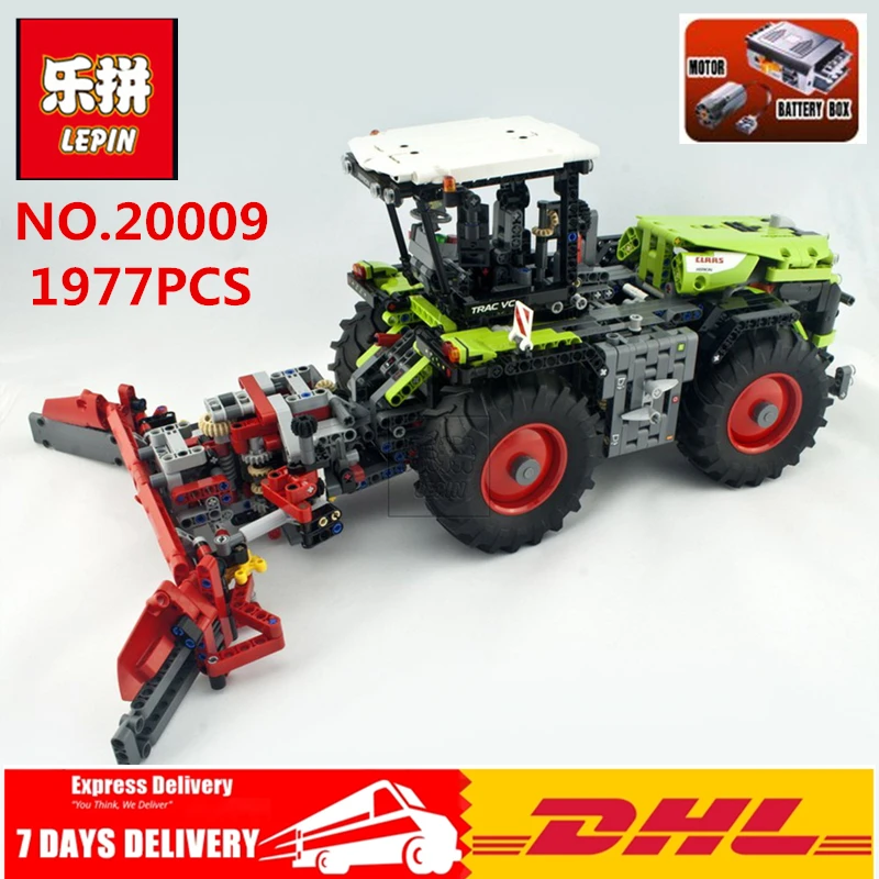 

LEPIN 20009 1977Pcs Technic Technic Claas Xerion 5000 Trac Vc Model Building Kit figures Blocks Brick Toy Gift compatible 42054