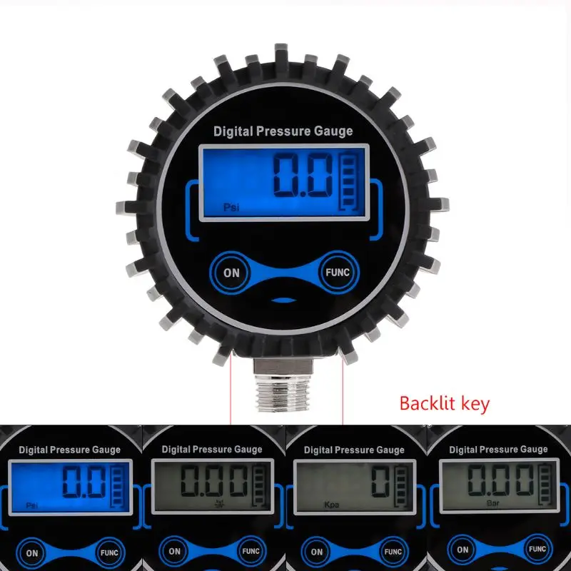 

Digital Tire Pressure Gauge Air PSI Meter Car Motorcycle Tyre Pressure Monitor