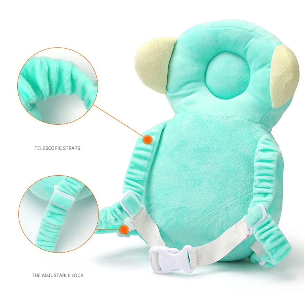 Baby Head Protection Pad Toddler Headrest Pillow Backpack Style Infant