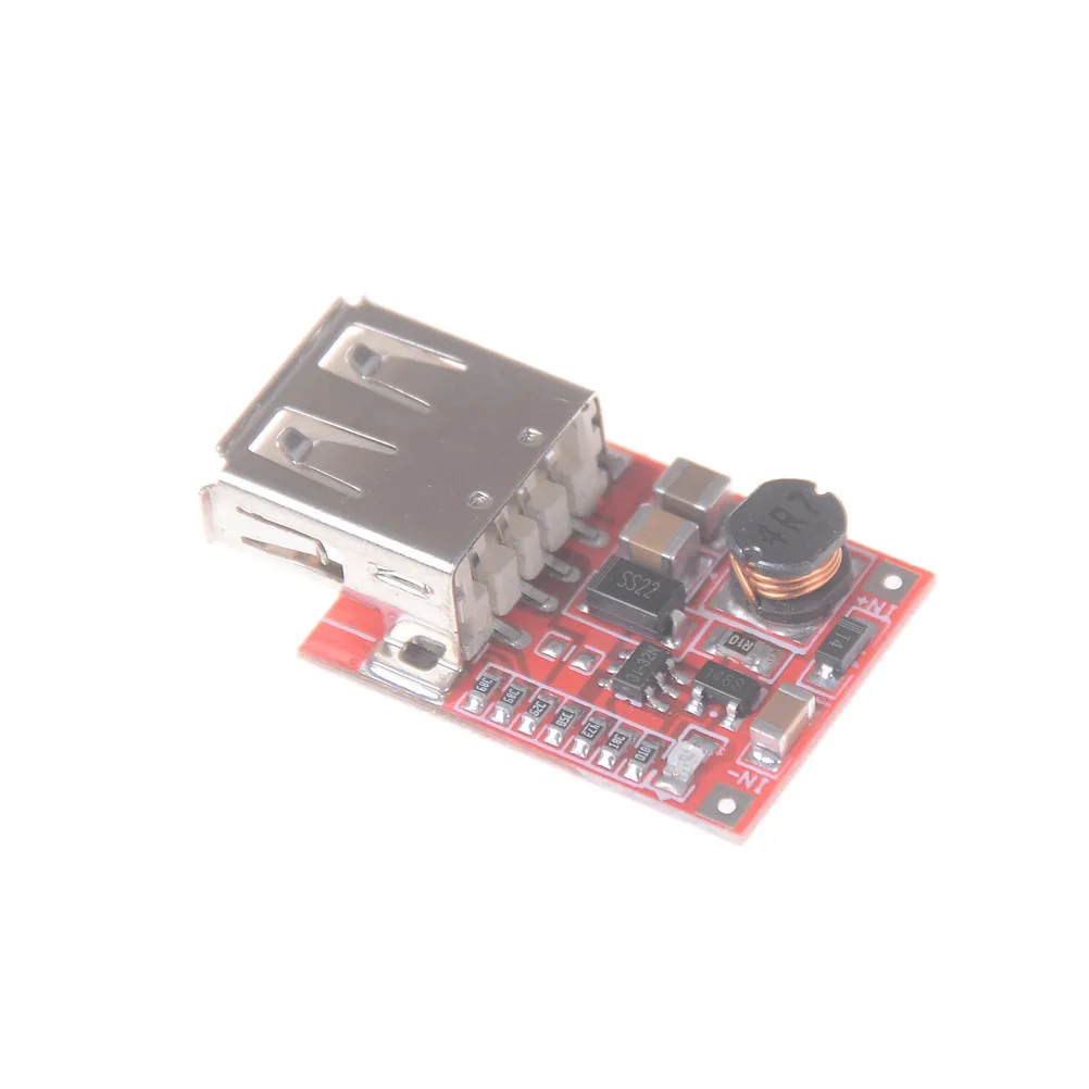 Mini Mobile Power Supply Step Up DC-DC Boost Converter 3V To 5V 1A USB Charger