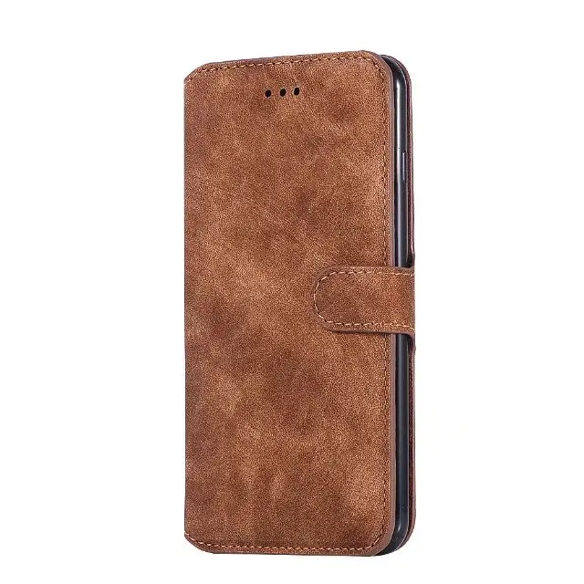 

Leather Case For iPhone 7 Plus Luxury Vintage Nubuck PU Wallet Card Holder Back Cover For Apple iPhone 8 Plus 8Plus Case Funda