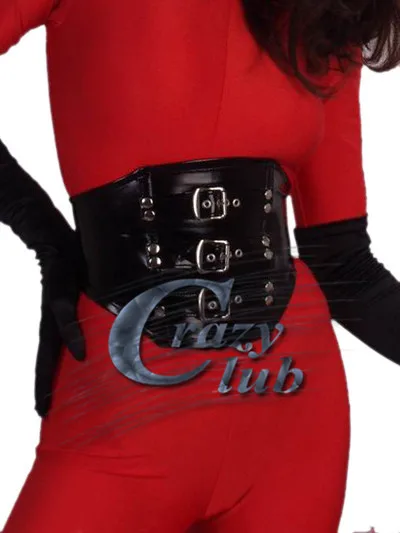 Crazy Clubwomen Latex Corsets Female Clothes Latex Corset Belt With