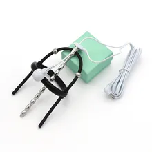 Electro Shock Medical Sex Products Electrical Stimulate Urethral Plug Catheter Penis Enlargement Ring Sex Toys For