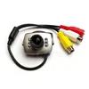 600TVL Super Mini caméra de sécurité couleur 6 LED infrarouge 3.6mm lentille vidéo Audio Surveillance moniteur caméras ► Photo 2/4