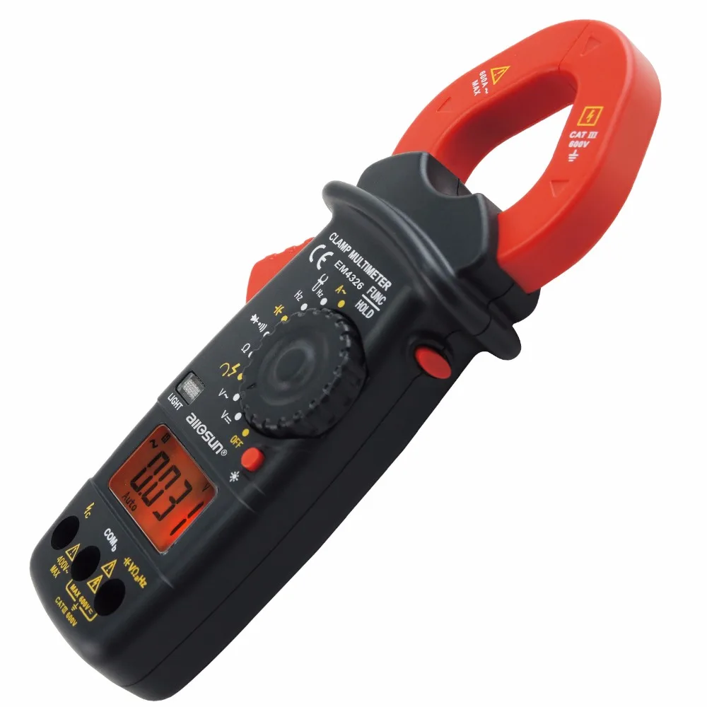 

Digital Clamp Meter Autorange Phase Sequence Test DC AC Voltage AC Current Continuity Diode Frequency Resistance with Buzzer