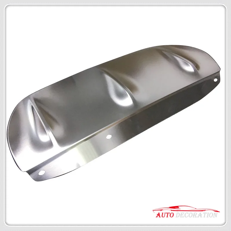 font b Exterior b font Car styling Steel Matte Rear Bottom Bumper Plate Cover Trim