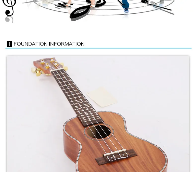 Полный Sapele 23 дюймов Маленькая деревянная гитара музыкальный струнный инструмент Закрытая ручка 4 струны гитара 18 ладов укулеле гитара UC-C8L