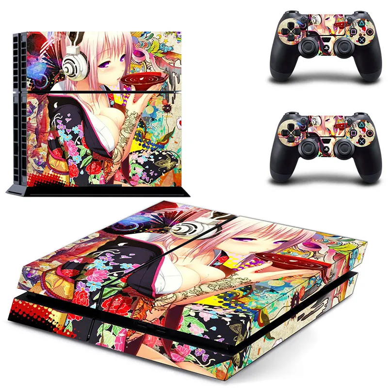 Skin PS4 PRO Adesiva Princesa Tema Rosa - AliExpress