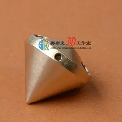 Reprap 3D принтер diamond hotend multi-форсунка латунь сопла 0,4 мм 1,75 мм латунь сопла тройной нити входы для multi-