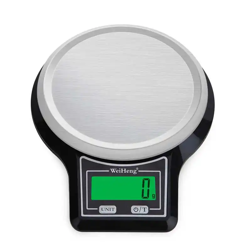 5kg 0.1g Electronic Kitchen Scale Stainless Steel Platform 5000g