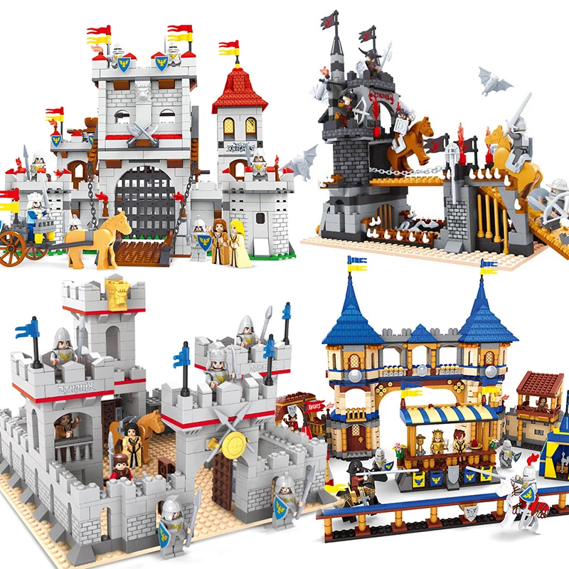 knights castle lego set