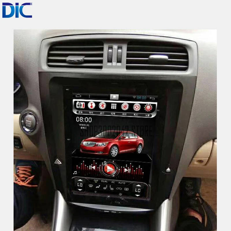 Cheap Android system 6.0 10.4 inch Navigation player Video autoradio Steering-Wheel bluetooth USB For lexus 2005-2011 IS 250 300 350 5