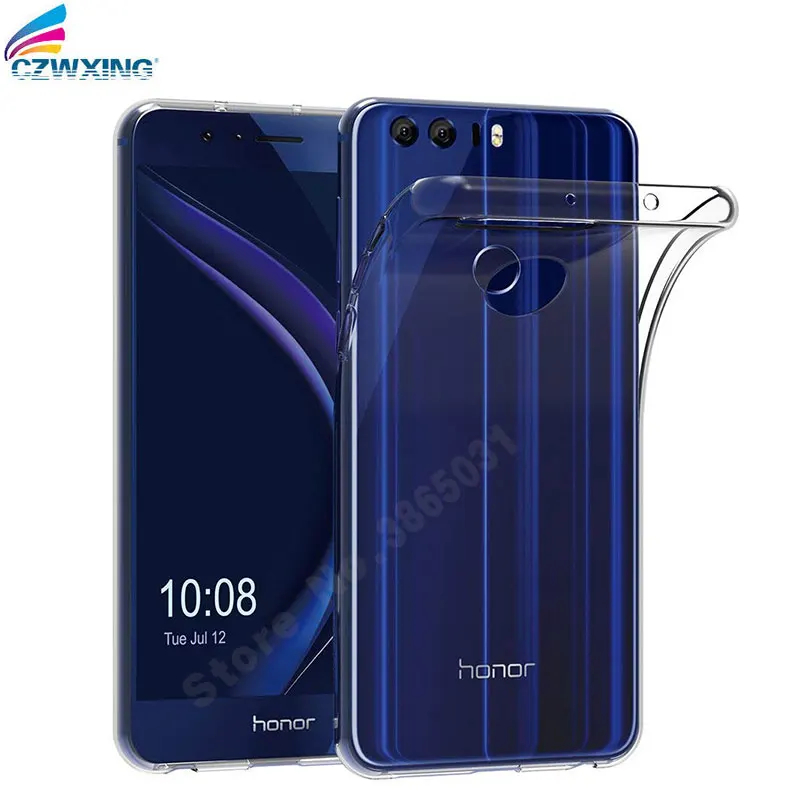 Huawei Honor 8 FRD-L19 FRD-L09 FRD-AL10 силиконовый прозрачный футляр из ТПУ чехол для телефона для huawei Honor8 FRD L19 L09 AL10 задняя крышка