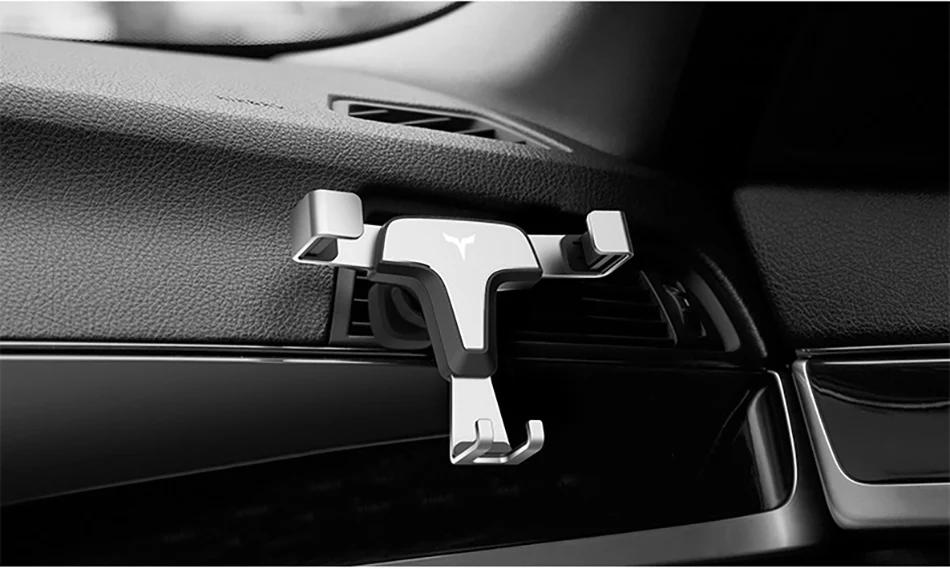 Aluminum Gravity Car Phone Holder Stand Air Vent 360 Degree Rotation For Huawei P20 iphone X 8 GPS Mobile Phone Support Bracket (18)