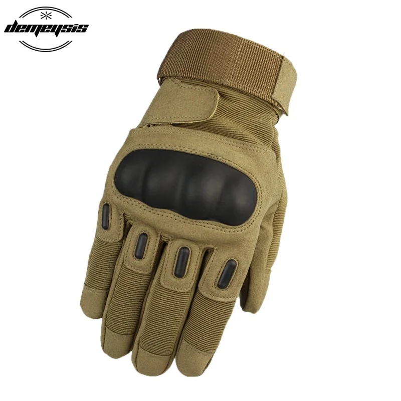 Тактические перчатки Военная армия Пейнтбол Стрельба Спорт Альпинизм противоскользящие резиновые полный палец перчатки