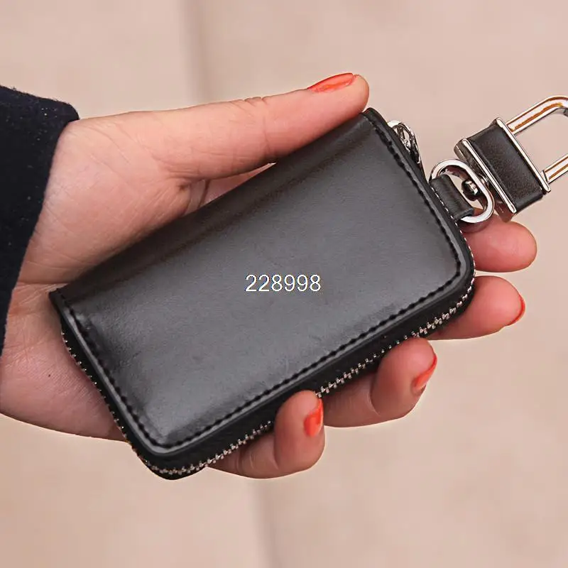 2014 new arrived Men Leather Wallets Ladies Key bag car key spike special glossy Wallets/package | Багаж и сумки