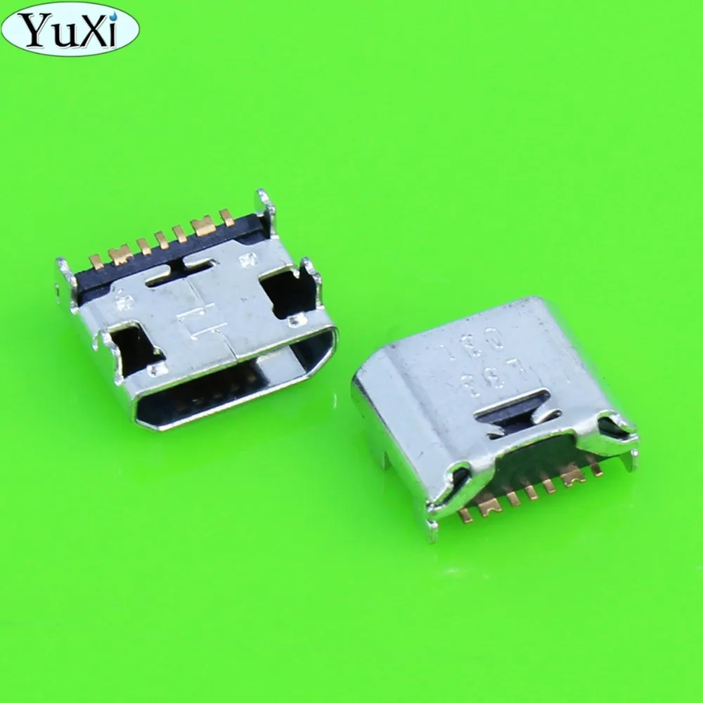 YuXi 10 100 шт./лот для Samsung i9082 i9080 i879 i8552 i869 micro USB разъем зарядки|Шлейфы мобильных