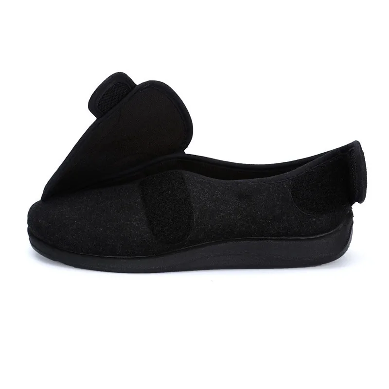 La Gonflé Pied Confortables Qualité De Chaleur Haute En Tissu Orteils Avec Les Ventes Large Être Noir vert Forme Ajustée Vieillesse Orteil Peut Chaussures nwXq6WC