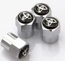 Toyota Emblem Great Quality Metal Wheel Tire Valve Caps For FJ200,Highlander,Prado, Camry, Reiz,Klugar,Corolla