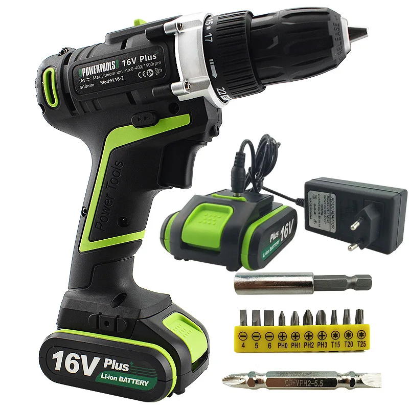 Buy 16v Plus Cordless ScrewdriverElectric Drill Bit