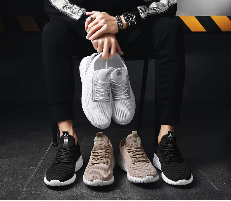 Sneakers men Sport Shoes Breathable Mesh Sneakers Running Shoes chaussure homme sport (17)