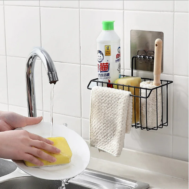 

Bathroom Shelf Storage Wall Mounted Durable Shower Caddy Organizer Rack for Kitchen Toilet Shower Dorm with Adhesive Hook