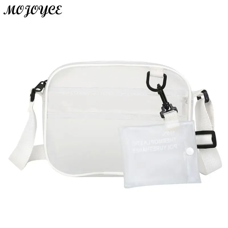 

Fashion Women Bag PVC Jelly Transparent Crossbody Mini Bags Girls Zipper Messenger Casual Shoulder Handbags Hot Sale Handbags