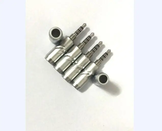 10pcs 3 5mm 2 5mm rhodium plated Plug DIY headphone adapter for FURUTECH Audio Connector