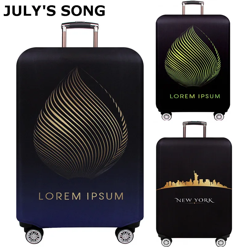

JULY'S SONG Travel Suitcase Elastic Dust Cover Trolley Luggage Cover Protection Case Suitcase Protective Case cover
