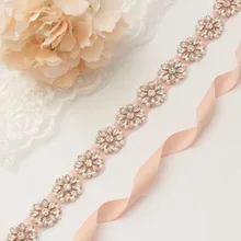 MissRDress стразы, свадебный пояс, элегантный жемчуг, свадебный пояс, розовое золото, кристалл, свадебный пояс для невесты, платье подружки невесты JK900
