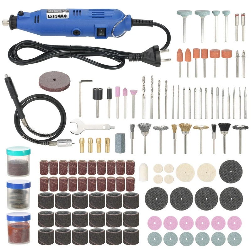 

Electric Drilling Machine 220V Variable Speed Grinding Machine Grinder Set Engraving Polisher Dremel Power Tool